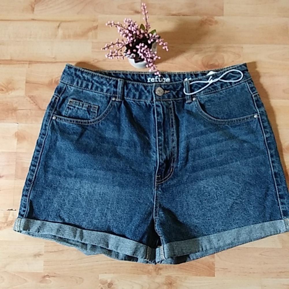 Refuge Mom Denim Jean Shorts Size 11
